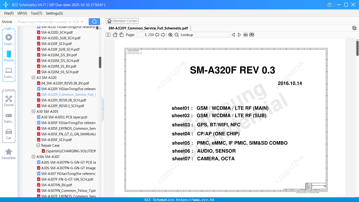 Samsung SM-A320Y_Common_Service_Full_Schematic